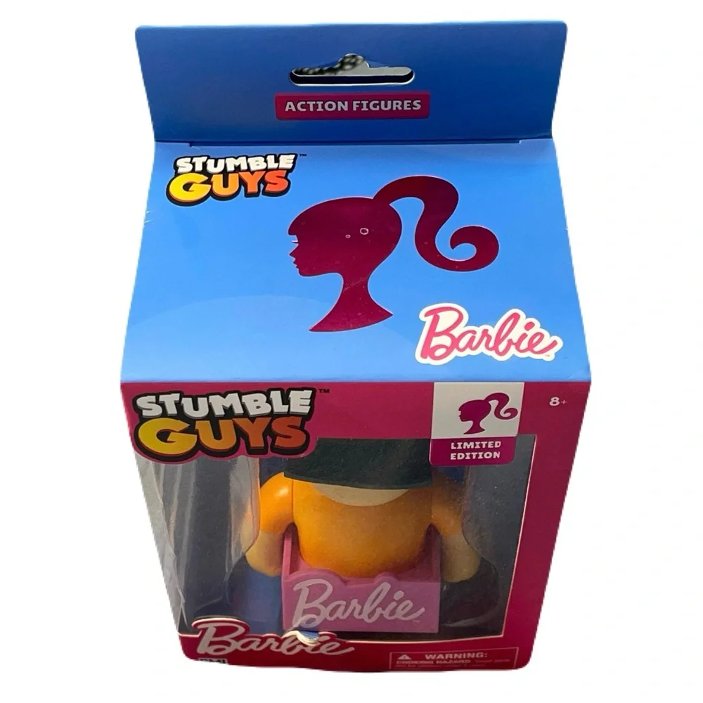 Stumble Guys Action Figure 1-Pack - Barbie Fan‎ Guy - NIB